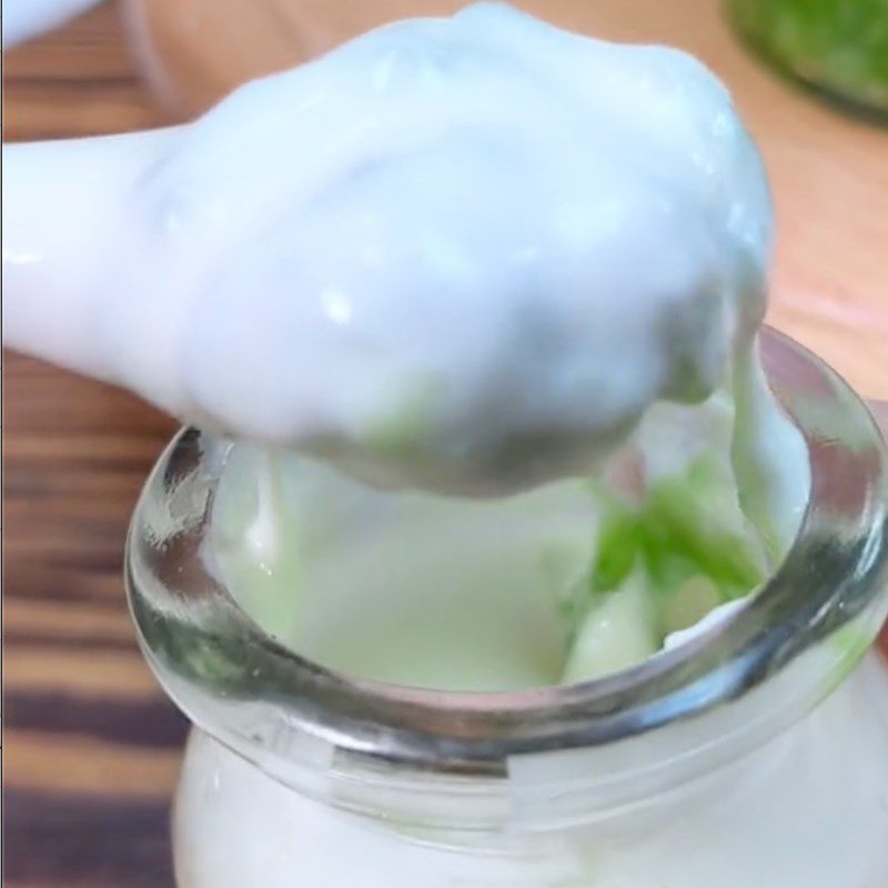Step 6 Final Product Young Sticky Rice Yogurt with Cheese (Recipe from the TikTok channel Cooking Together with TasteVN)