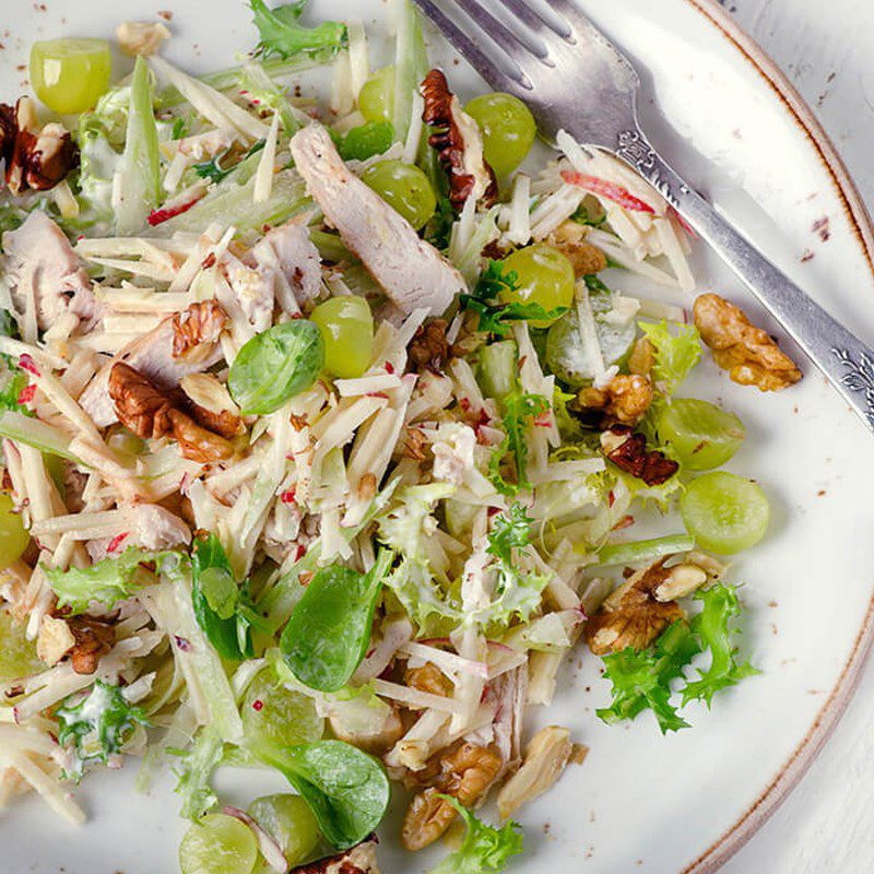 Step 6 Finished Product Walnut Chicken Salad