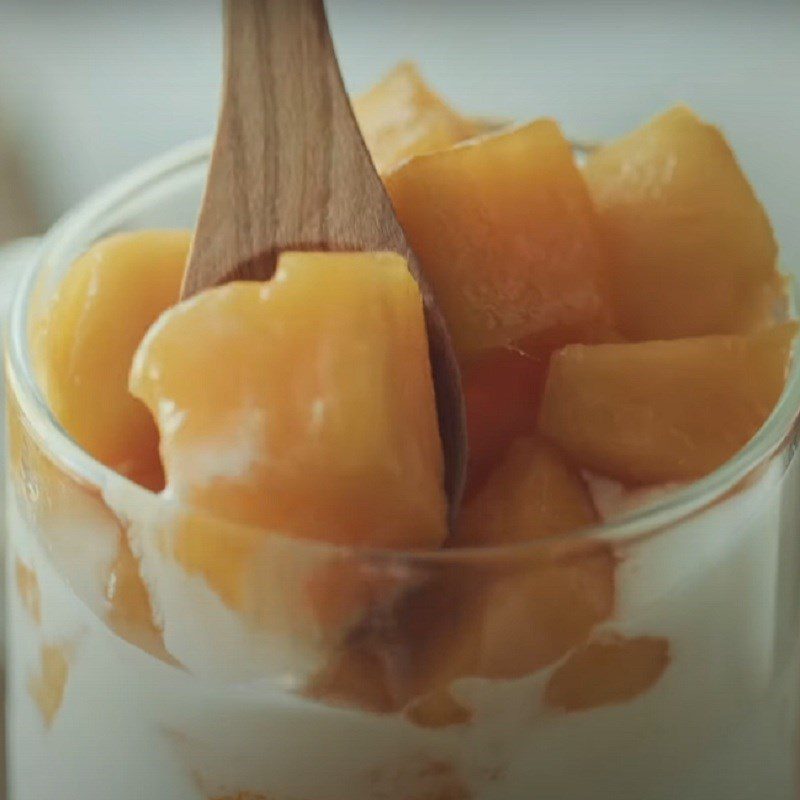 Step 5 Final product Fresh mango panna cotta