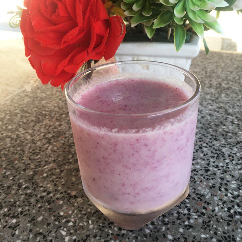 Step 3 Final product Soursop apple smoothie