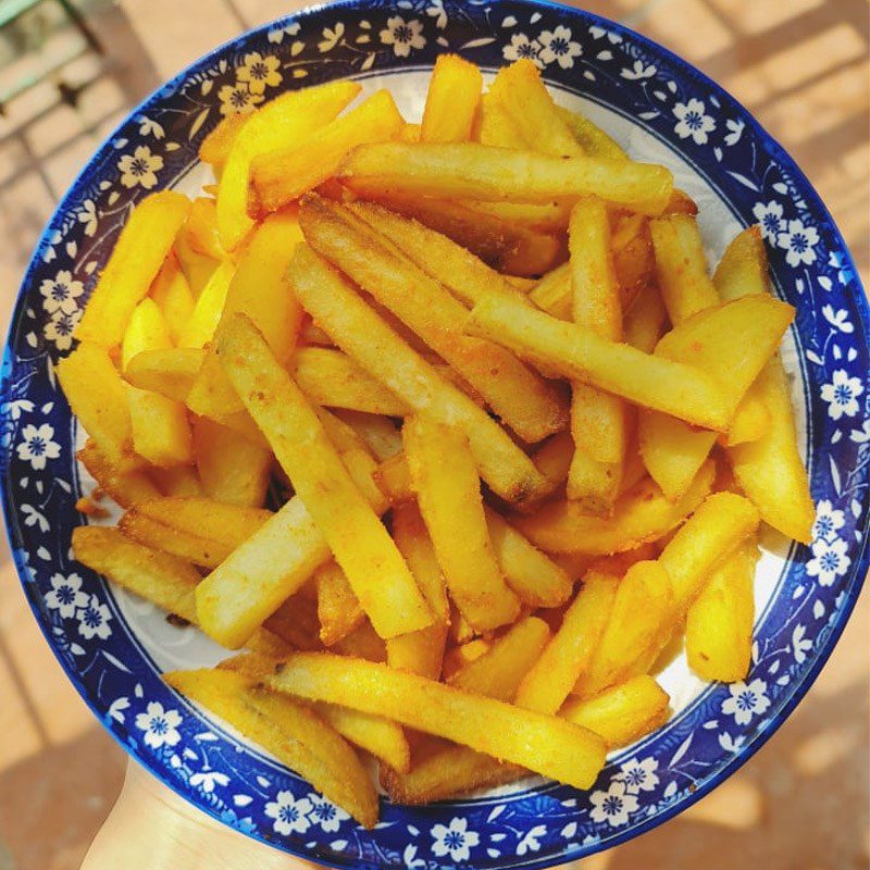 Step 5 Finished product Cheese powder potatoes (recipe shared by user)