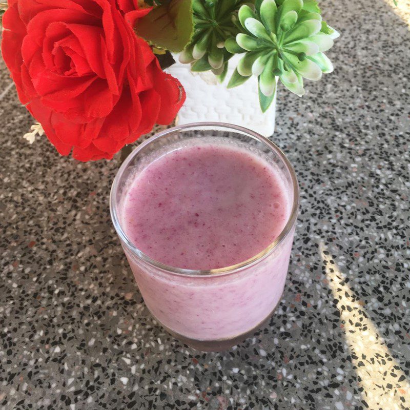 Step 3 Final product Soursop apple smoothie