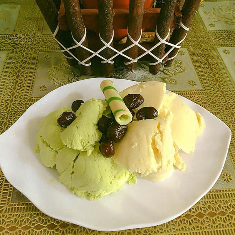 Step 4 Final product Avocado ice cream (recipe shared by a user)