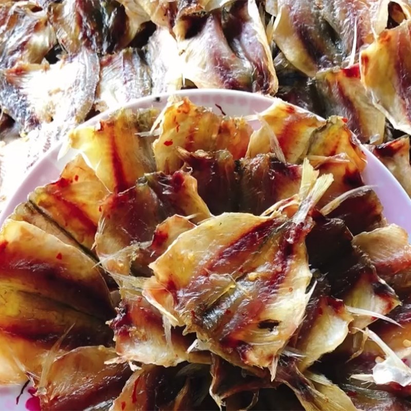 Step 4 Final product Sun-dried fish