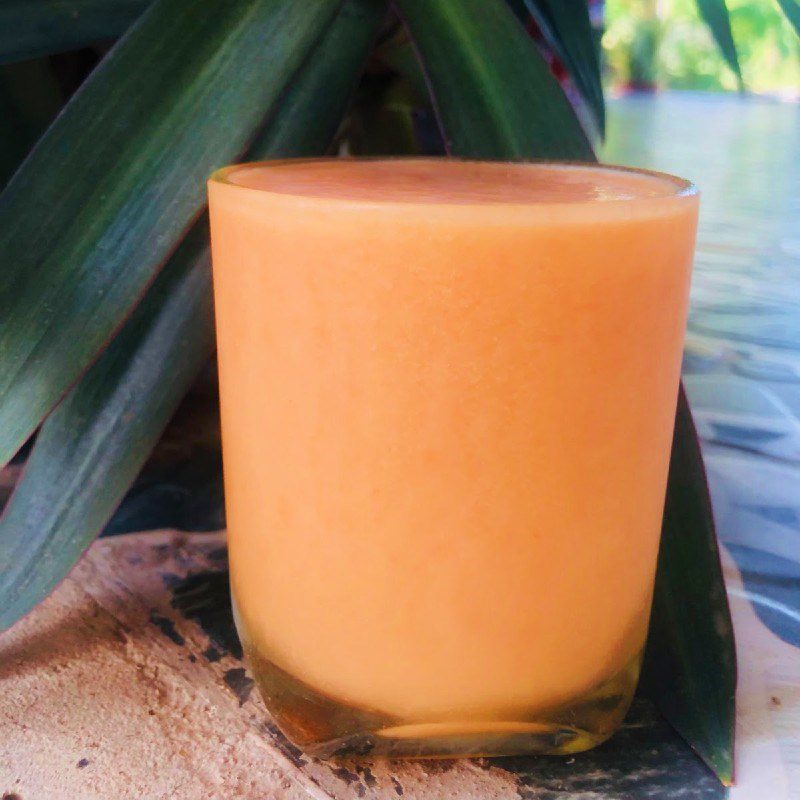 Step 3 Final product Pineapple (pineapple) carrot smoothie