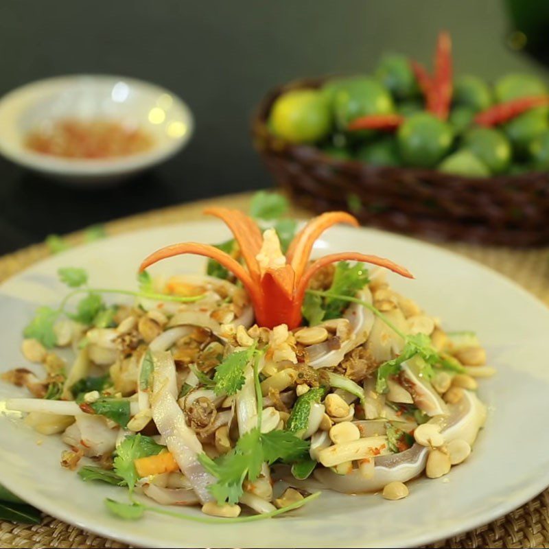Step 6 Final product Lotus Stem Salad with Pork Ear