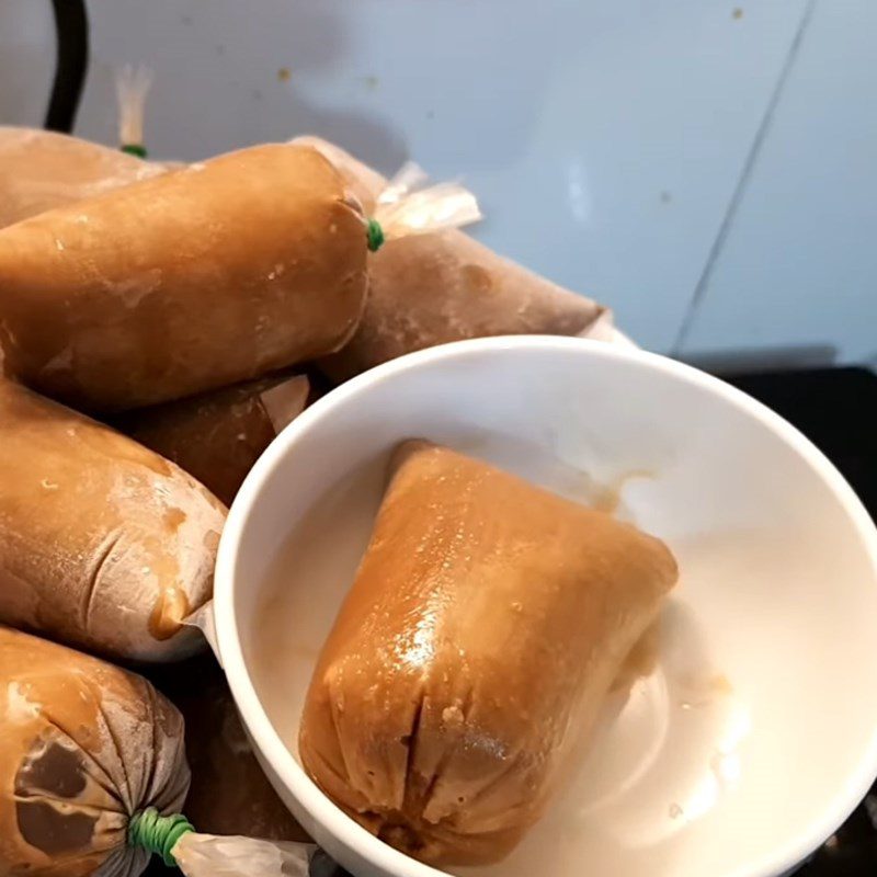 Step 4 Final product Coffee Milk Bag Ice Cream
