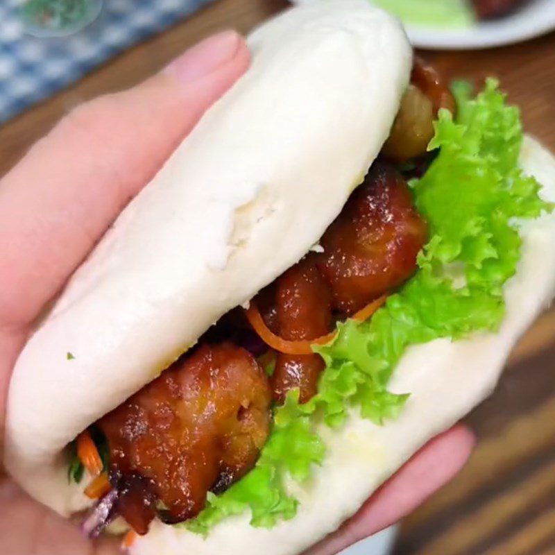 Step 5 Final Result for Meat Bun (Recipe shared from Tiktok Cooking with TasteVN)