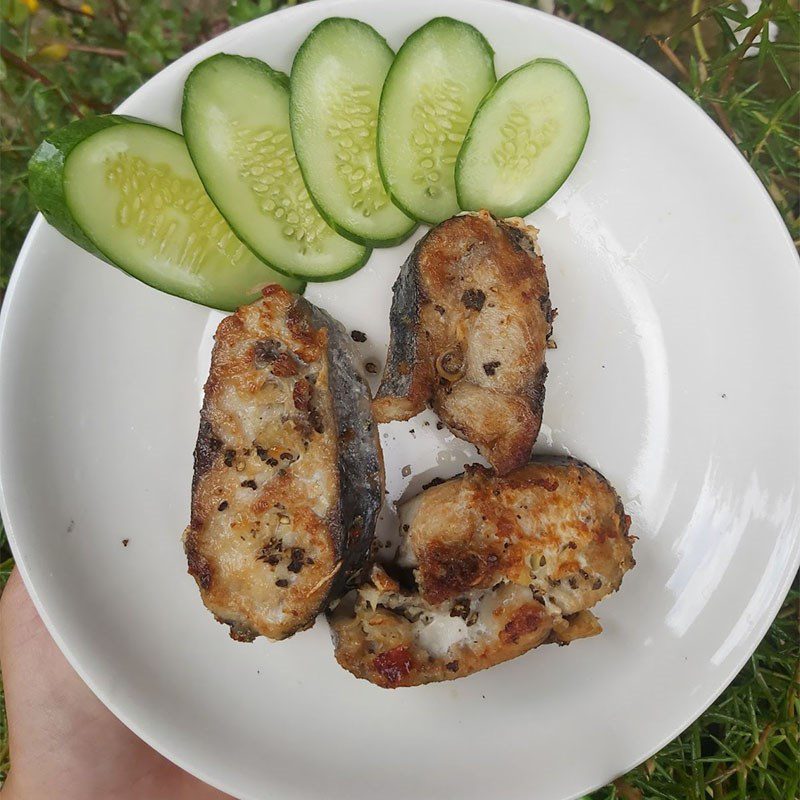 Step 5 Final product Pan-fried mackerel