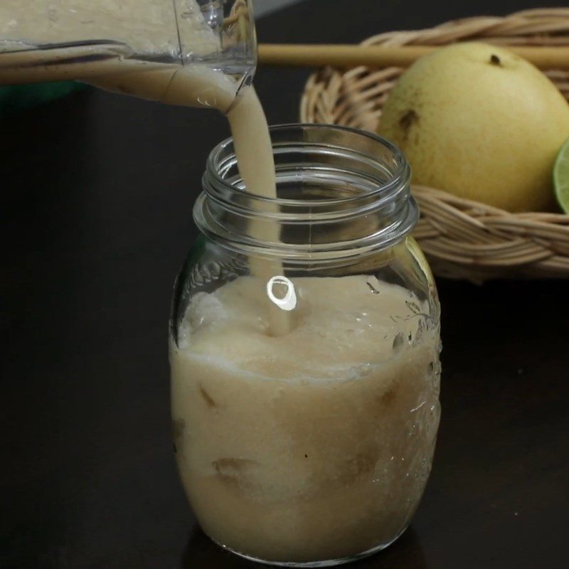 Step 3 Final product Pear juice