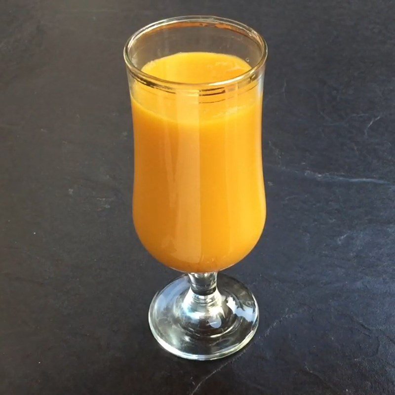 Step 3 Final product Orange Mango Ginger Smoothie