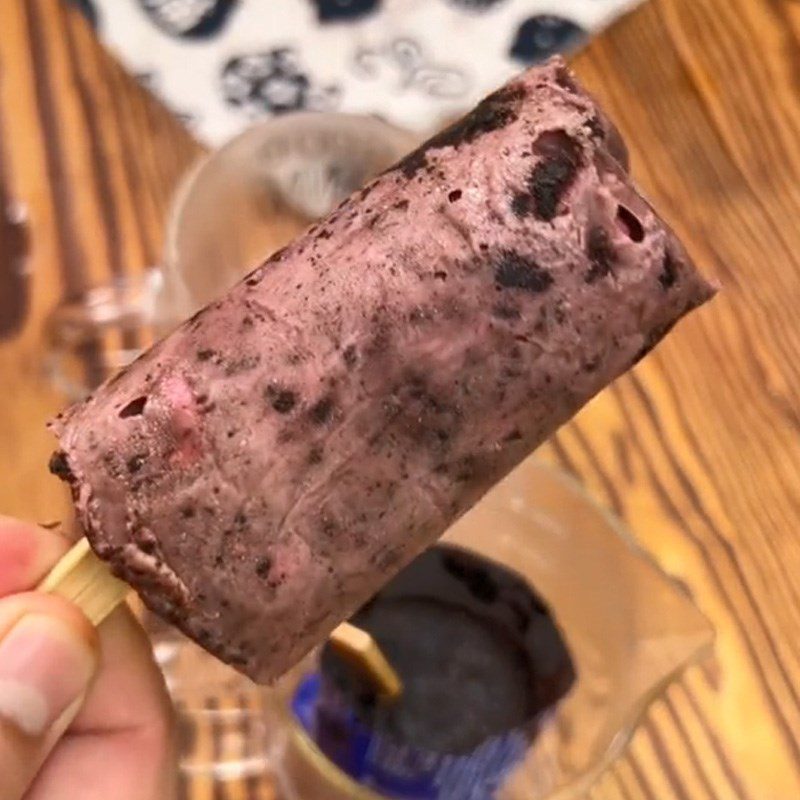 Step 4 Final Product How to make Oreo ice cream (Recipe shared from TikTok Cooking with TasteVN)