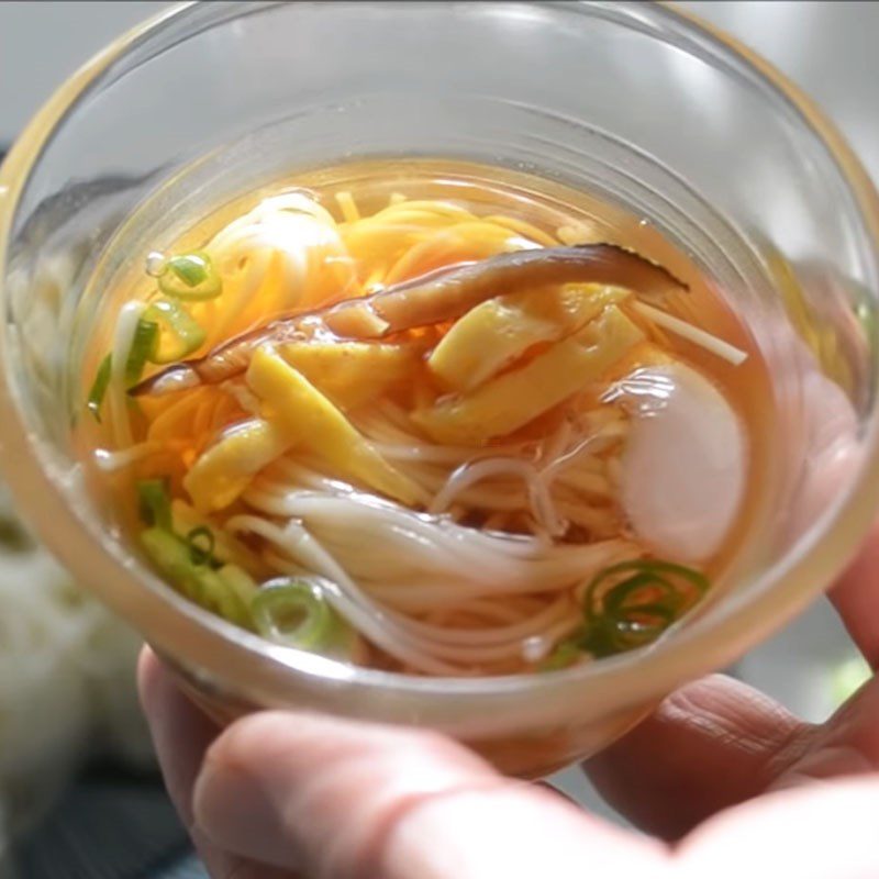 Step 5 Final Product Traditional vegetable somen noodles