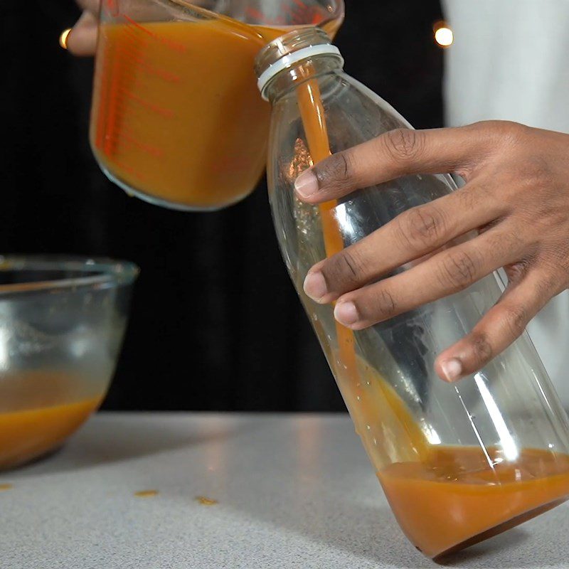 Step 4 Finished product Cinnamon star anise pumpkin juice