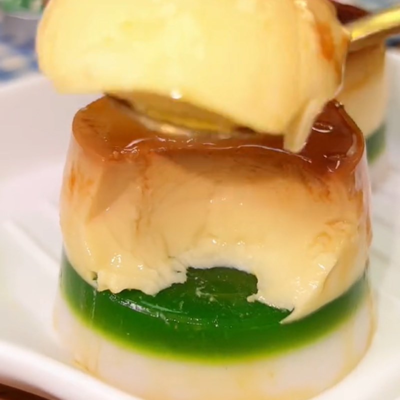 Step 4 Final Product Flan Jelly (Recipe shared from Tiktok Cooking with TasteVN)