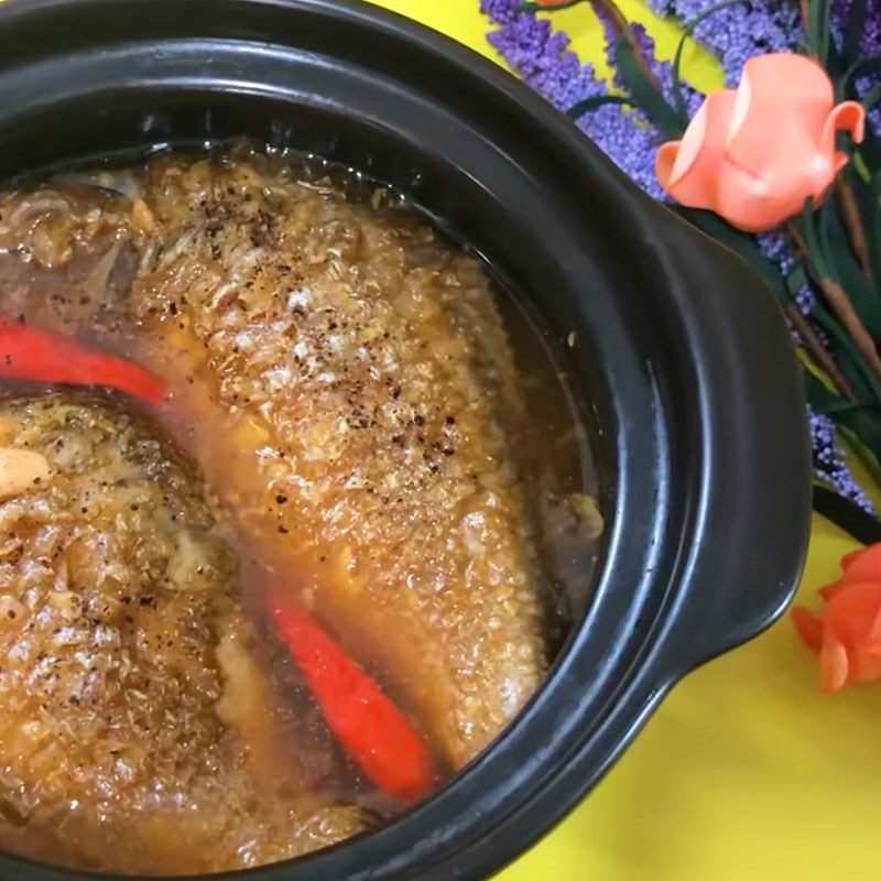 Step 4 Final Product Fish braised in tamarind