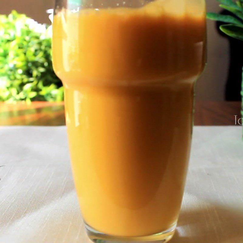 Step 3 Final product Pumpkin and carrot juice