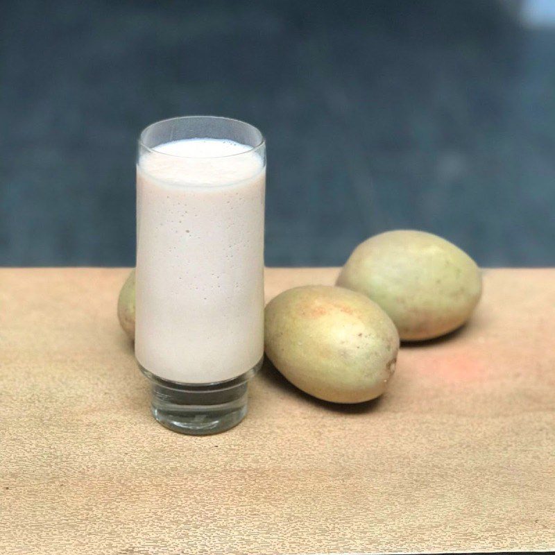 Step 3 Final Product Sapodilla smoothie (recipe shared by user)