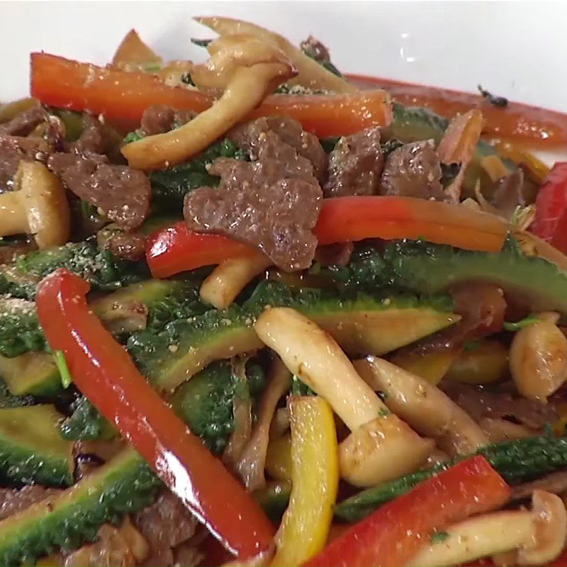 Step 5 Final Product Stir-fried Bitter Melon