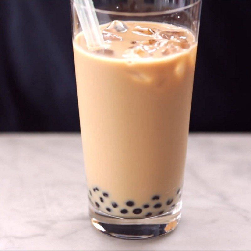 Step 4 Finished product Coffee milk tea