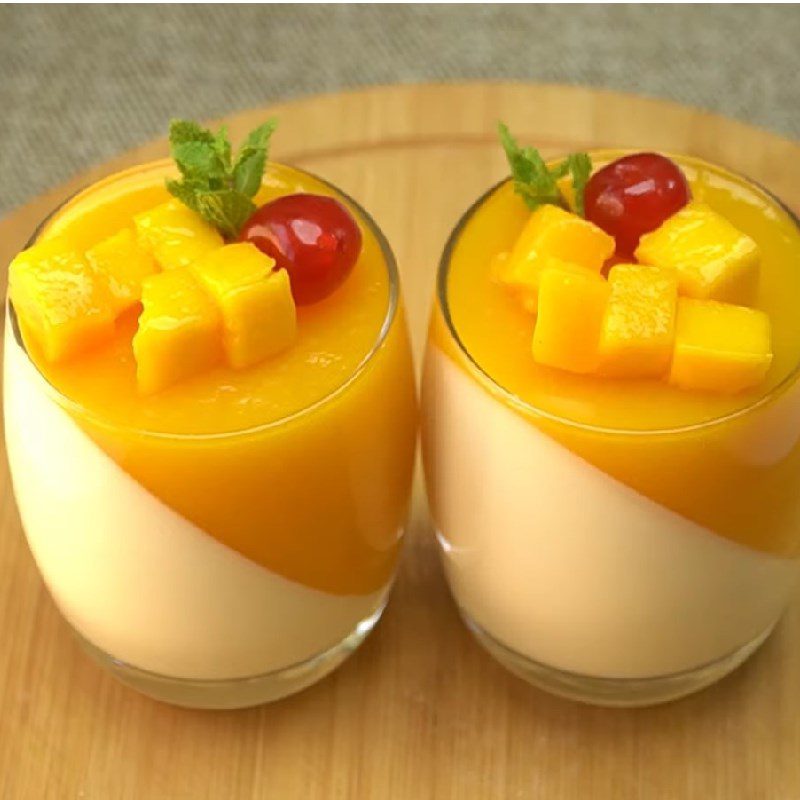 Step 5 Final Product Panna cotta mango jelly