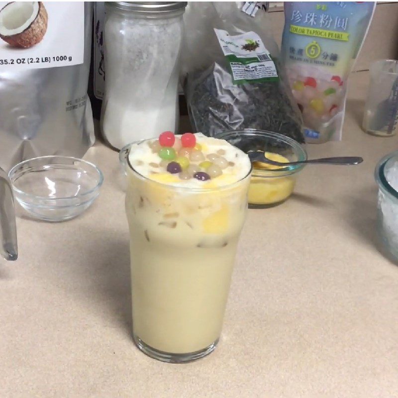 Step 3 Finished product Coconut milk tea