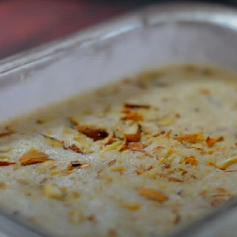 Step 4 Final Product Almond Ice Cream