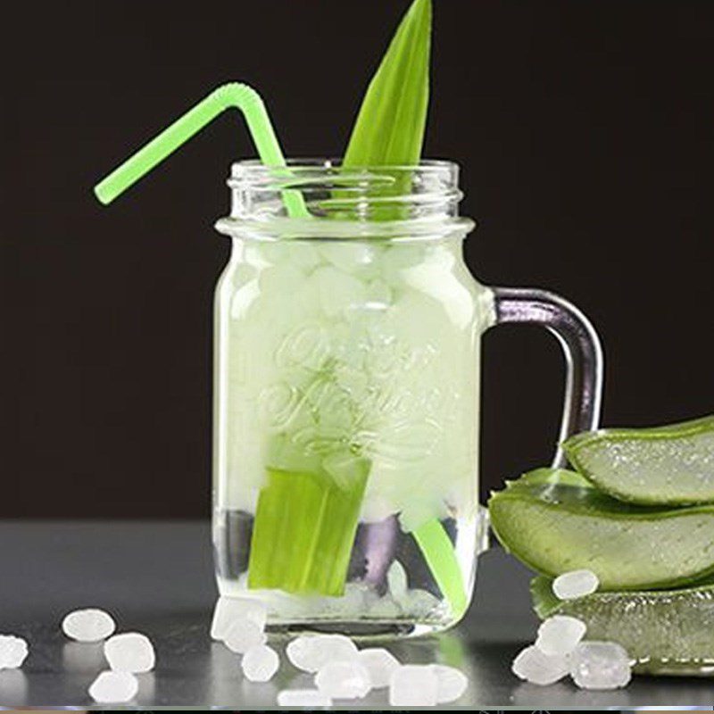 Step 3 Final product Rock sugar aloe vera