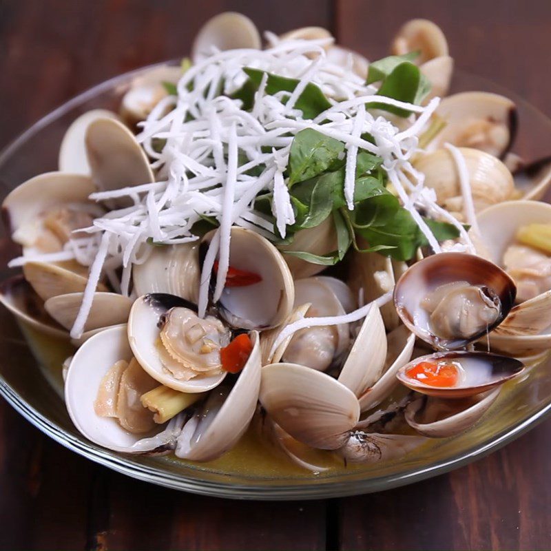 Step 3 Final Product Garlic Butter Clams