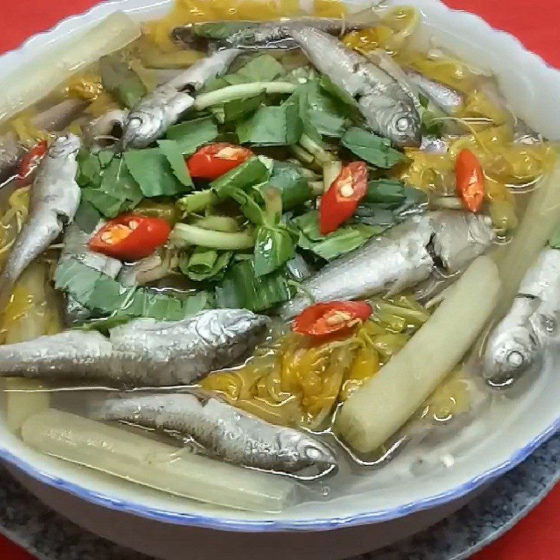 Step 6 Final Product Sour fish soup with water lily