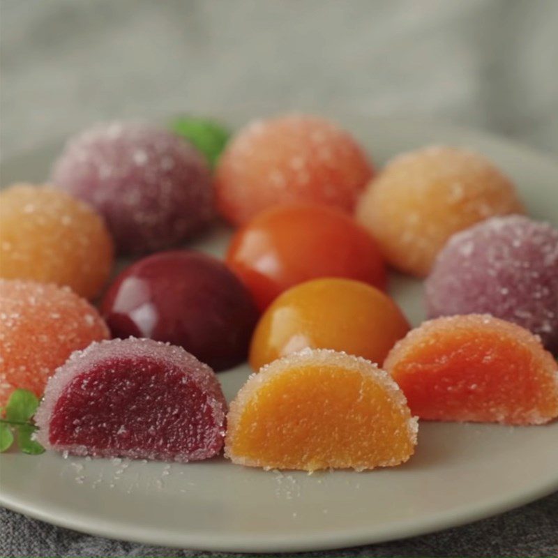 Step 4 Final Product Chewy Candy without Gelatin