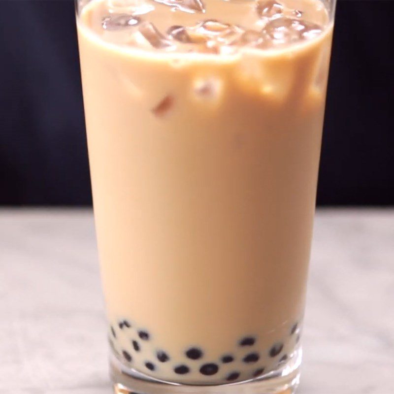 Step 4 Finished product Coffee milk tea