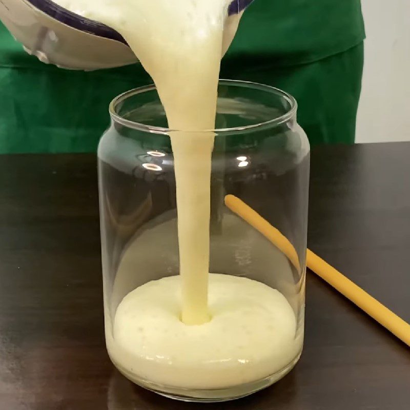 Step 3 Final Product Pineapple (fragrant) banana smoothie