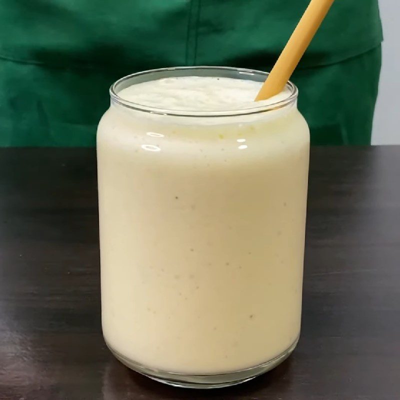 Step 3 Final Product Pineapple (fragrant) banana smoothie