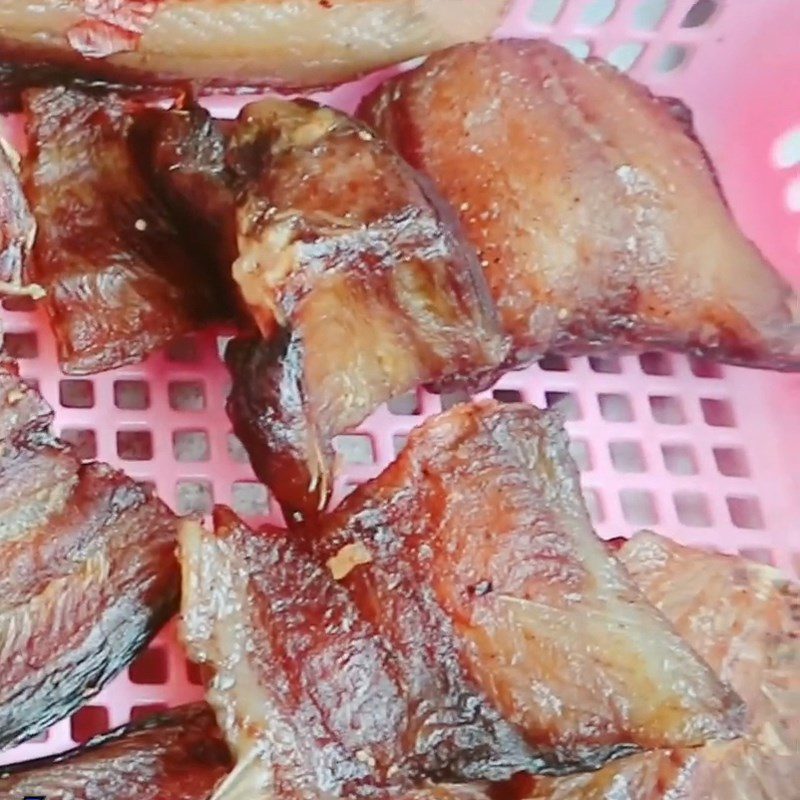Step 5 Final product Dried catfish marinated in soy sauce