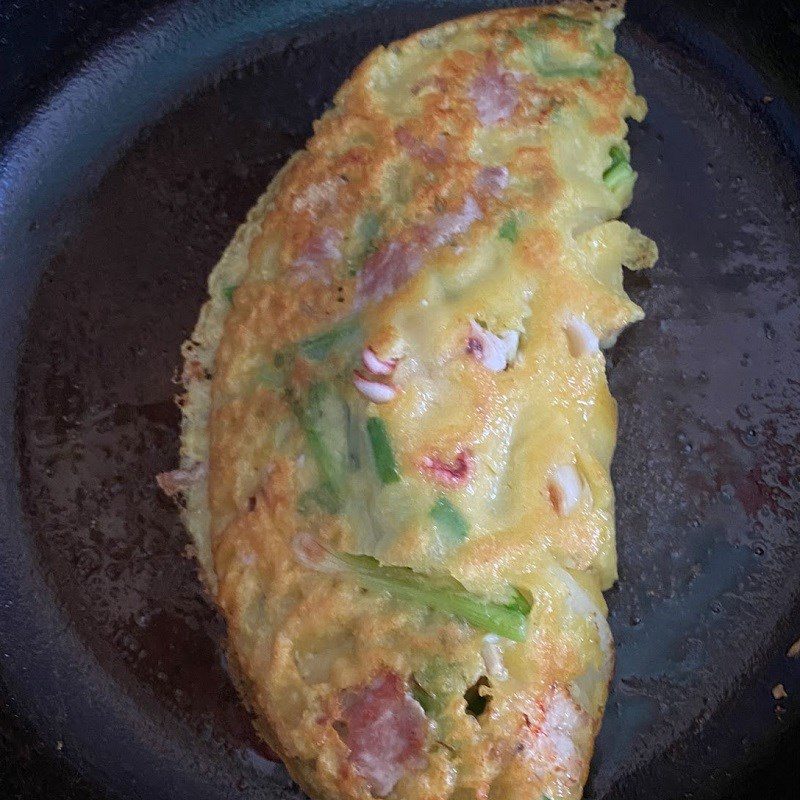 Step 5 Final Product Seafood Pancakes (recipe shared by users)