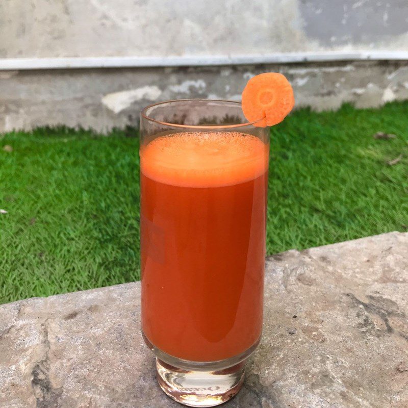 Step 3 Final product for Carrot Juice