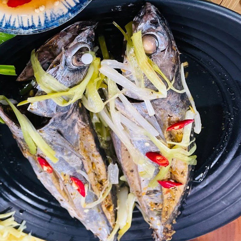 Step 4 Final product Steamed fish with rice paper