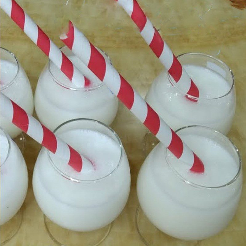 Step 3 Final product Coconut smoothie