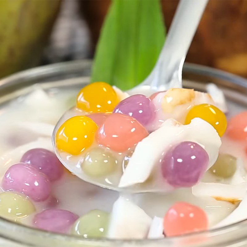 Step 5 Final Product of Coconut Tapioca Dessert