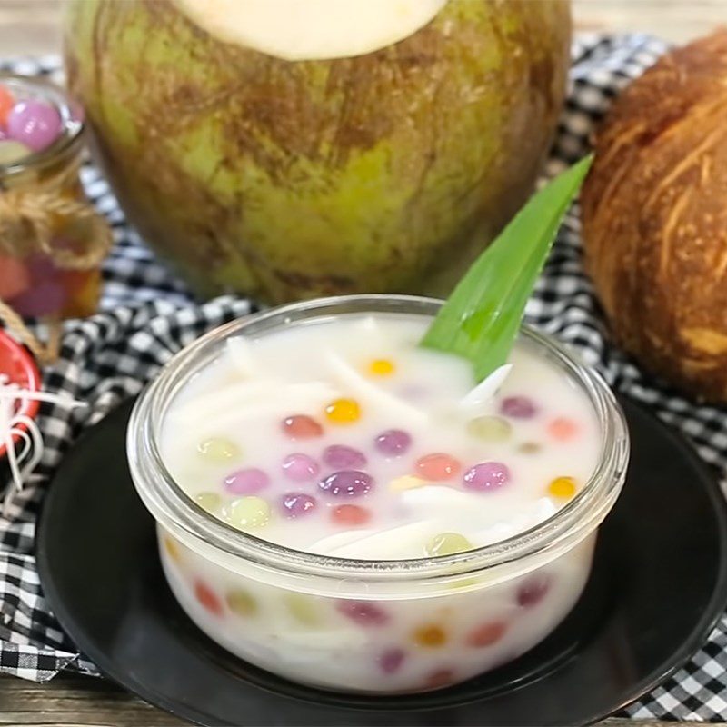 Step 5 Final Product of Coconut Tapioca Dessert