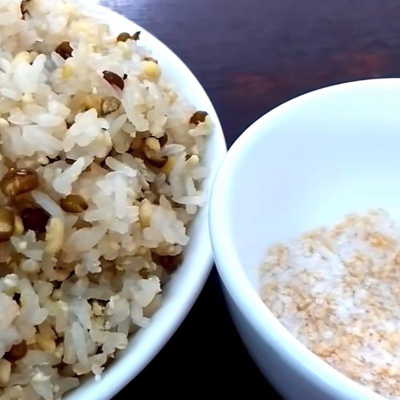 Step 4 Final product Green mung bean sticky rice whole grain