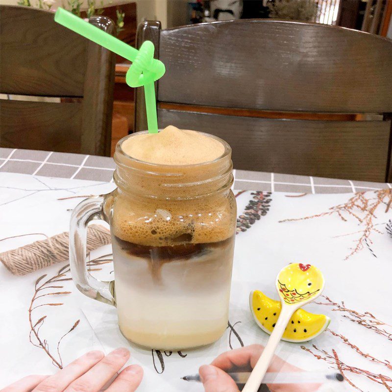 Step 3 Final Product Bạc xỉu from instant coffee (recipe shared by a user)