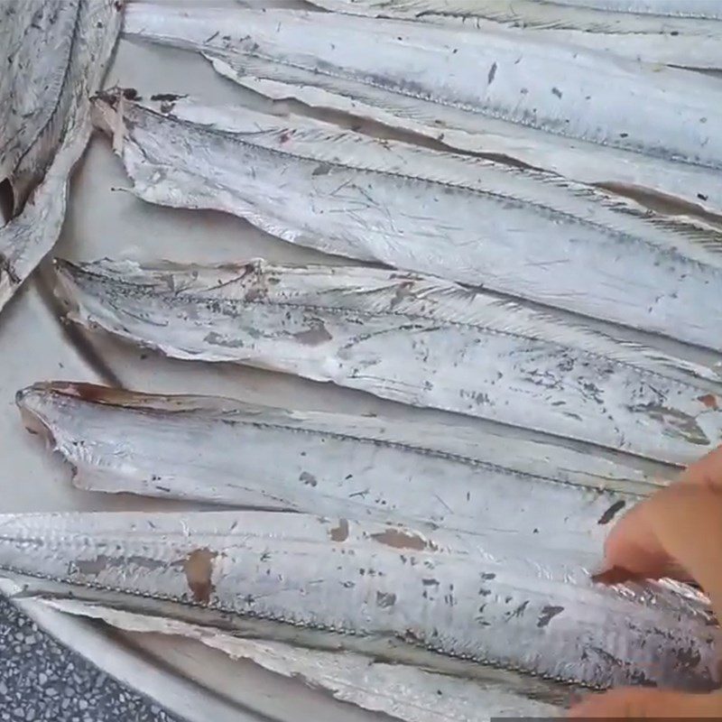 Step 4 Final product Dried fish