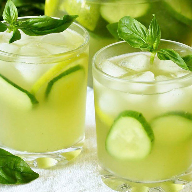 Step 3 Final product Cucumber mint juice