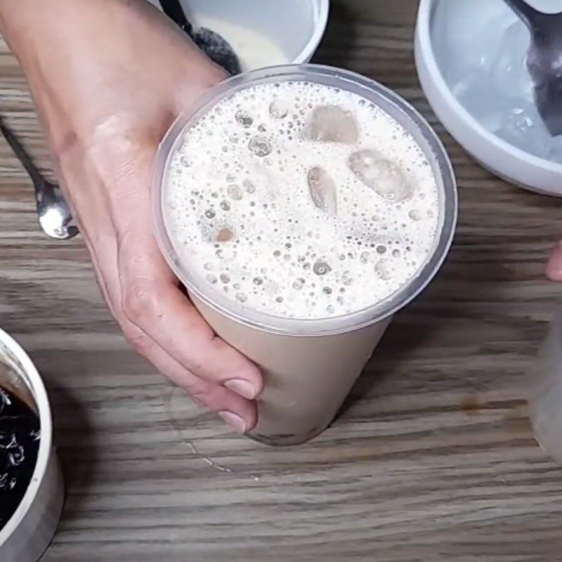 Step 3 Final Product Okinawa milk tea with black sugar