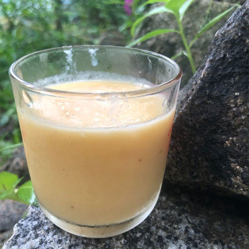 Step 3 Final product Mango yogurt smoothie