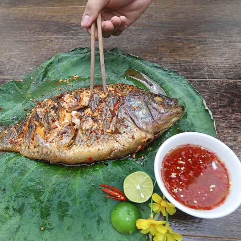 Step 4 Finished Product Grilled Tilapia with Chili Salt