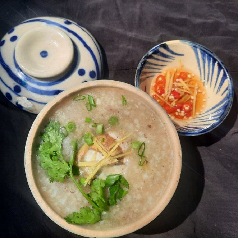 Step 3 Final Product Duck Egg Porridge (recipe shared by users)