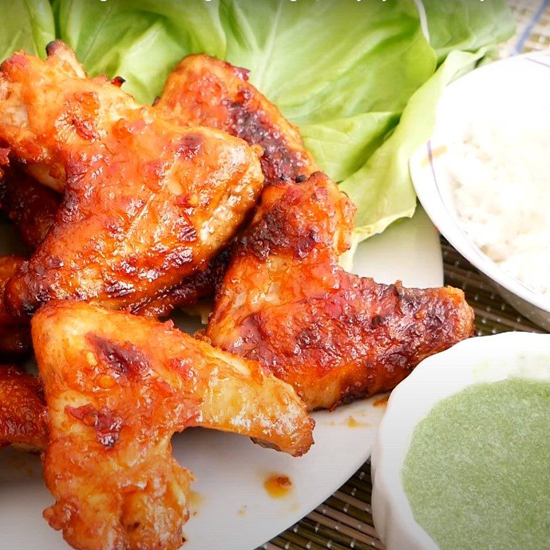Step 4 Final Product Honey Grilled Chicken Wings